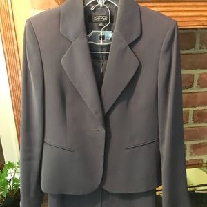 Gray Kasper Jacket and Skirt